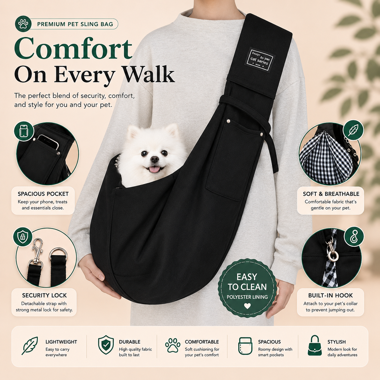 Paw Living Dog Carrier Bag