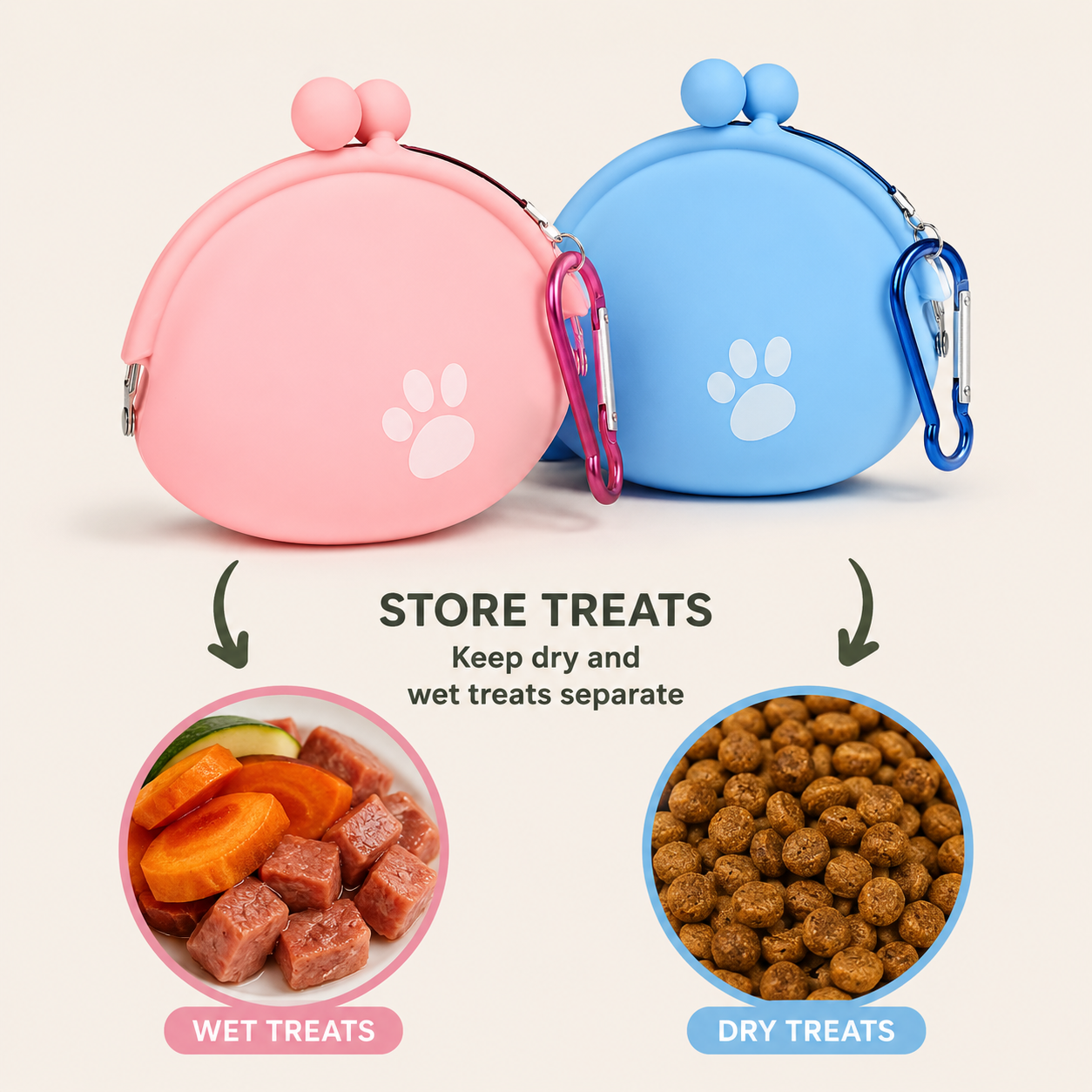 Dog Treat Pouch | Portable Training Snack Bag