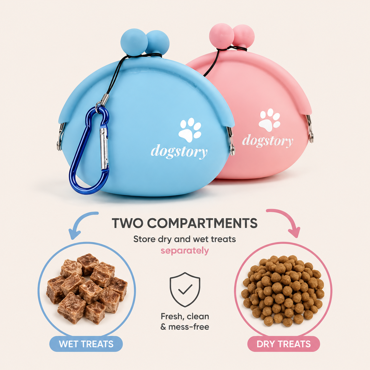 Dog Treat Pouch | Portable Training Snack Bag