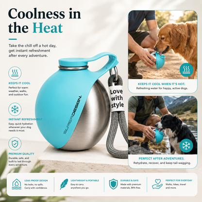 Paw Living Portable Dog Water Bottle